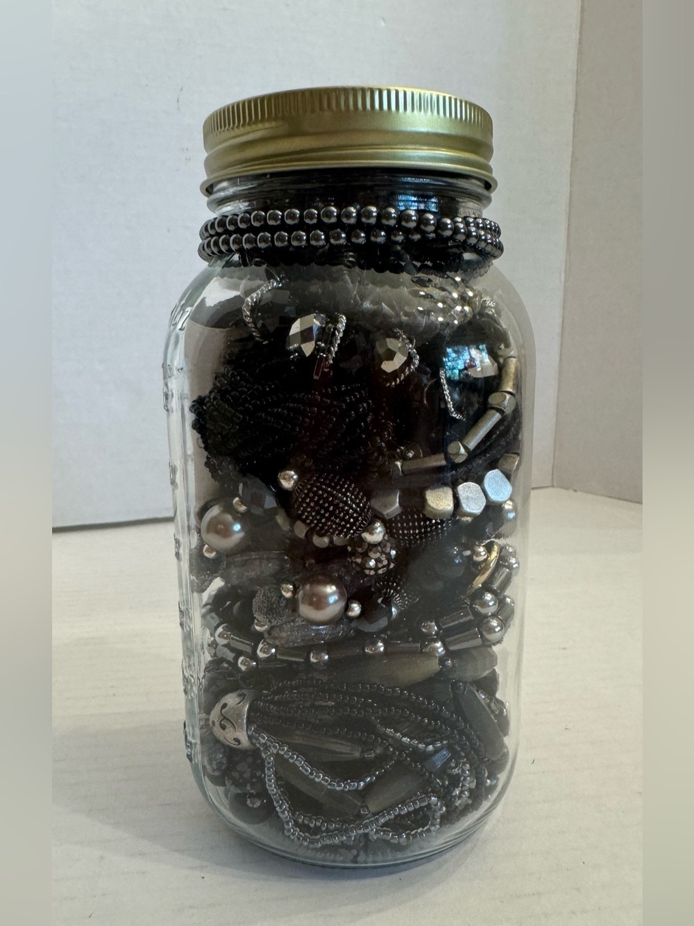Mystery Jewelry Jar #9 Wearable Quality Pieces 2 lb Necklace Bracelet Earrings - Picture 5 of 16
